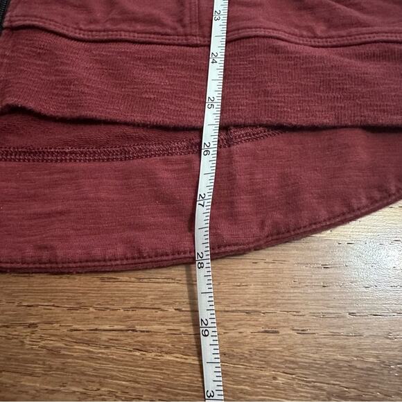 CABI Women's Burgundy Training Jacket, French Knit, Burgundy, Full Zip, Small - Picture 16 of 16